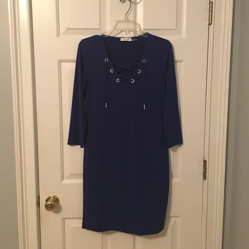 Royal Blue Calvin Klein dress